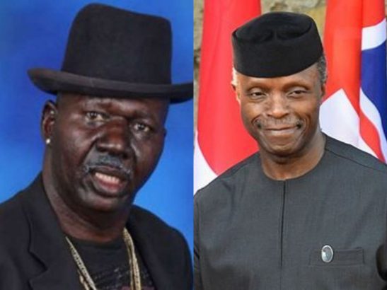 Great News! VP Osinbajo Support The Treatment Of Baba Suwe With N1Million