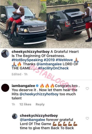 D’banj Give Cheeky Chizzy A brand New Range Rover