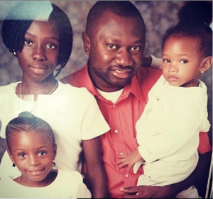 See Rare Pictures of DJ Cuppy, Temi & Christy Otedola Shared Femi Otedola