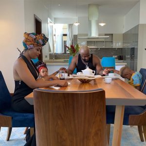 Harrysong Shares His Wife And Their Twins In Adorable Family Photo