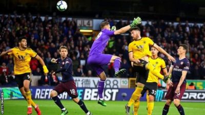 VIDEO: Arsenal Vs Wolves 1-3 EPL 2019 Goals Highlights