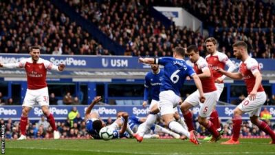VIDEO: Everton Vs Arsenal 1-0 EPL 2019 Goals Highlights