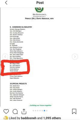 YBNL Boss, Olamide Bags Political Appointment in Ogun State