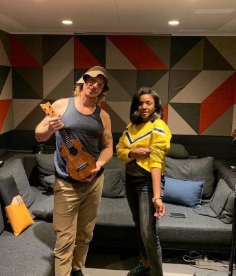 Simi And Diplo Pictured Together as they Make Magic in the Studio