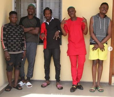 EFCC Officially Release The Pictures Of Naira Marley And Zlatan after their Arrest (See Photos)