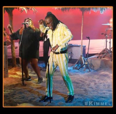 Burna Boy Performs “Anybody” Live On Jimmy Kimmel (Watch Full Video)