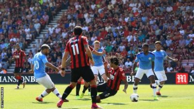VIDEO: Bournemouth Vs Man City 1-3 EPL 2019 Goals Highlights