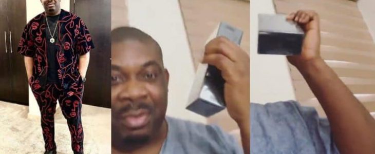 Don Jazzy shows a Off his New iPhone 11 Pro Max That worth ₦600,000 (Watch Video)
