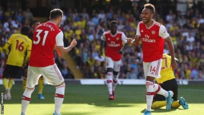 VIDEO: Watford Vs Arsenal 2-2 EPL 2019 Goals Highlights