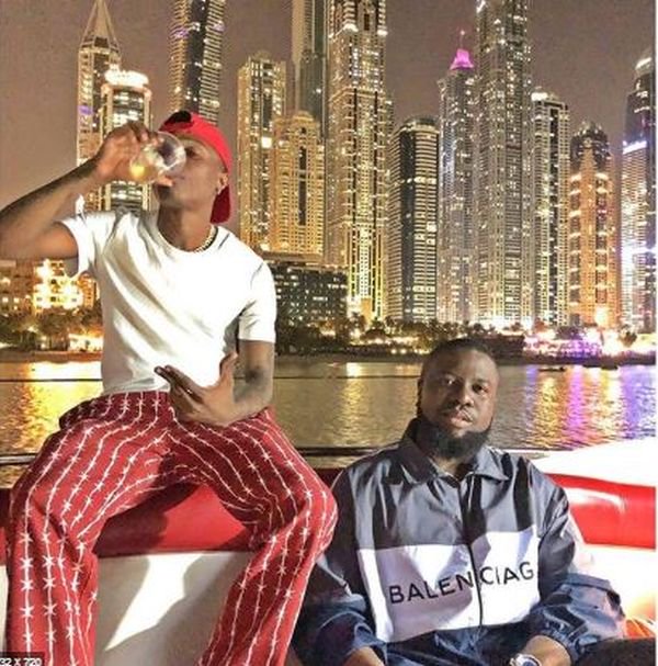 Wizkid & Hushpuppi Party Together In Dubai (Watch Video)