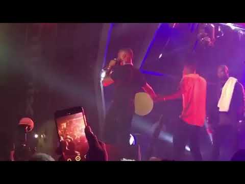 Davido Gift A Boy N1 Million Naira Live On Stage at his Concert (Watch Video)