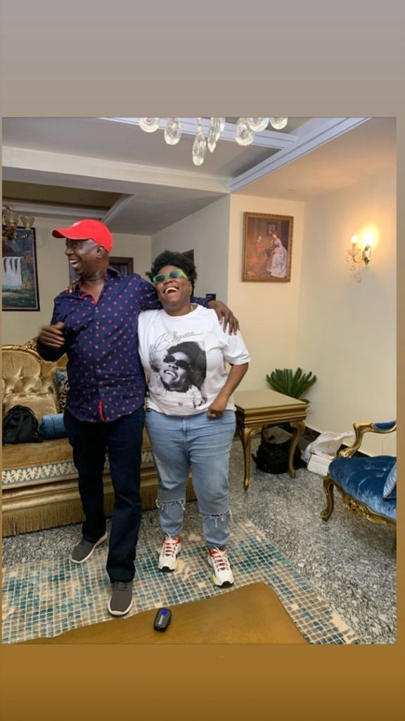 Watch Regina's Daniel Husband, Ned Nwoko Teaches singer, Teni How To Swim (Video)