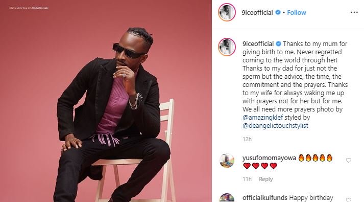 ANCESTOR!! Nigerian Singer, 9ice Celebrates As He Turn 40 Years Old Today