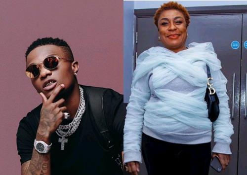 Wizkid Gave Burna Boy's Mother Flower As A Surprised Birthday Gift