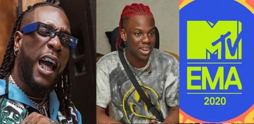 Rema, Burna Boy Got Nominated For MTV EMA 2020