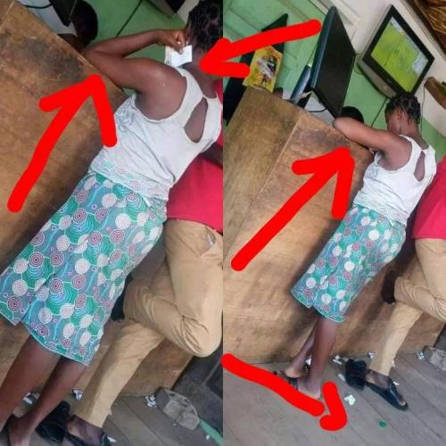 WONDER SHALL NEVER END!!! See What A Lady Was Spotted Doing In A Betting Shop