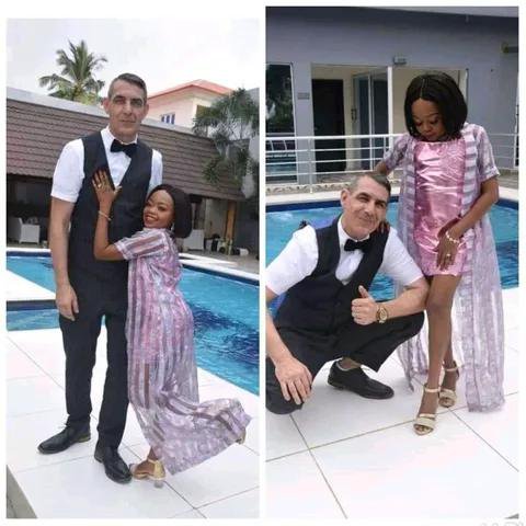 Nollywood Actress “Miss Koikoi” Ties The Knot With A White Man