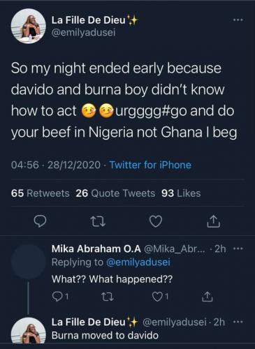 Burna Boy and Davido allegedly clash at Ghanaian nightclub (video)