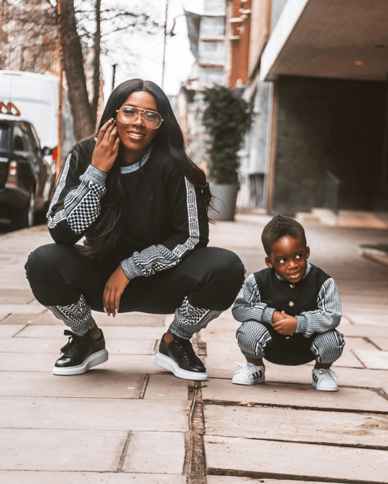 Tiwa Savage and son go on a desert safari in Dubai, Shares photos online (photos)