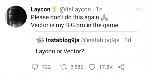 "Please don't do this again" – Laycon gives strict warning to instablog9ja
