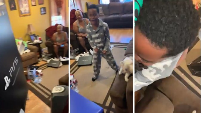 See this little boy's reaction as his father surprises him with PlayStation 5 as Christmas gift (Video)