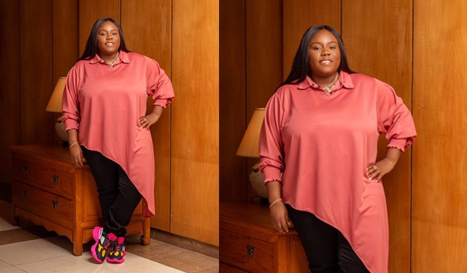 Teni joyfully rocks bone straight hair as she celebrates 28th birthday