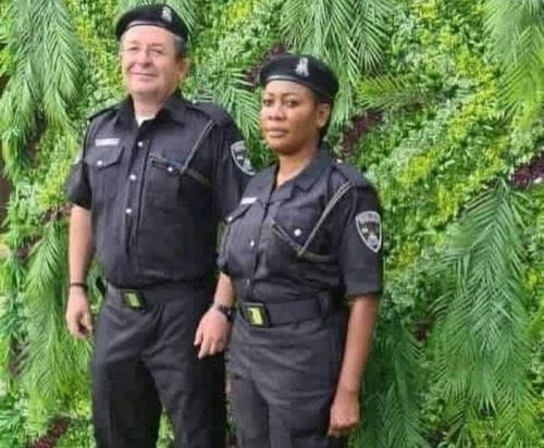White Man Join Nigerian Police Force (See Photos)