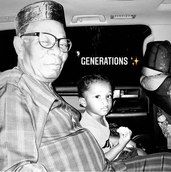 Wizkid's son Zion meets his grandfather for the first time