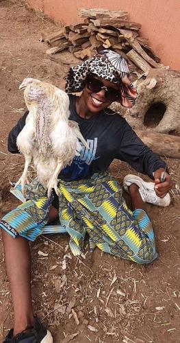 See What A Lady Did To A Chicken That Triggered Reactions On Facebook (See Photos)