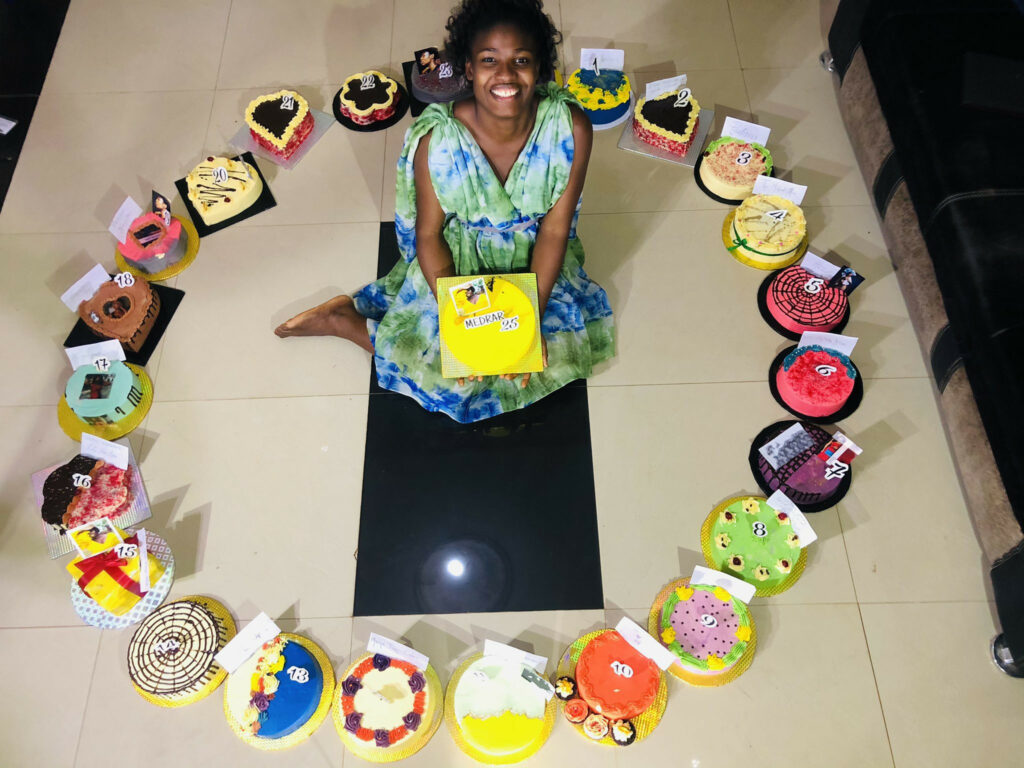 Amazing!!! Lady gets 25 cakes on her 25th birthday