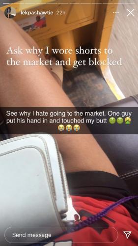 Nigerian lady narrates how she confronted some men who sexually harassed her for wearing a bum short while passing through a market (video)
