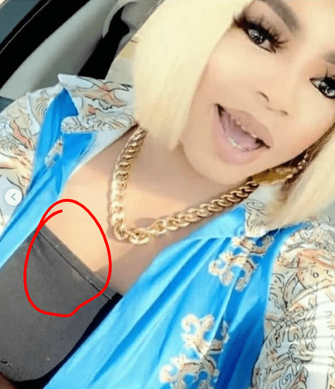 Bobrisky dragged for wearing torn inner while advising women on securing rich men (Video)