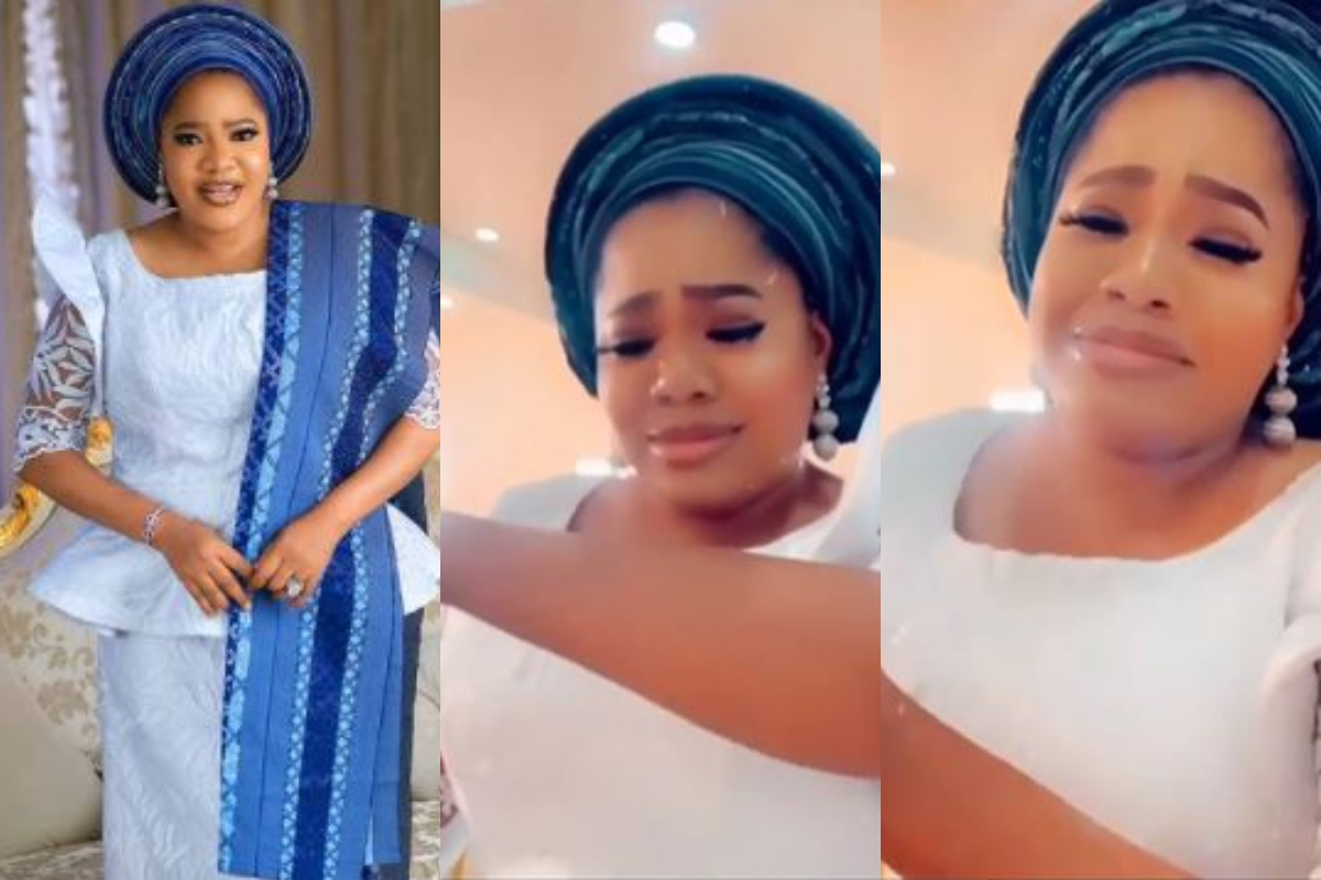 Popular Actress Toyin Abraham laments after Paying Area Boys N120k To Shoot Movie (video)
