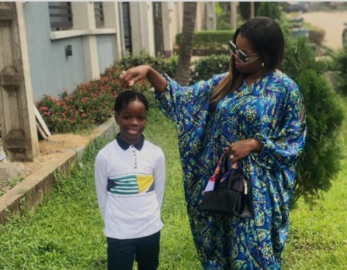 Wizkid’s first babymama cries out after her son receives enormous nudes from ladies