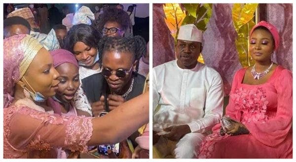 Bbnaija Laycon performs at Dimeji Bankole’s wedding (Video)