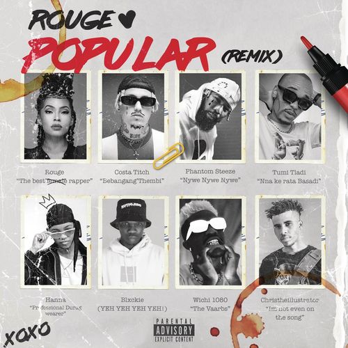 Rouge - Popular (Remix) Ft. Costa Titch, Phantom Steeze, Blxckie