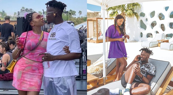 Sweet!!! See What Mr Eazi told Temi Otedola that will make you want to fall in love soon (Video)