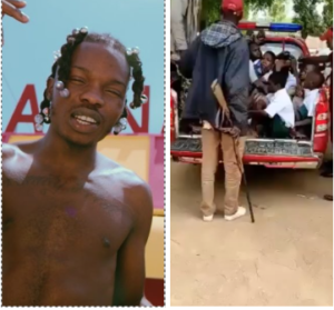 Naira Marley reacts after school children were arrested by Amotekun for modelling themselves as him (video)