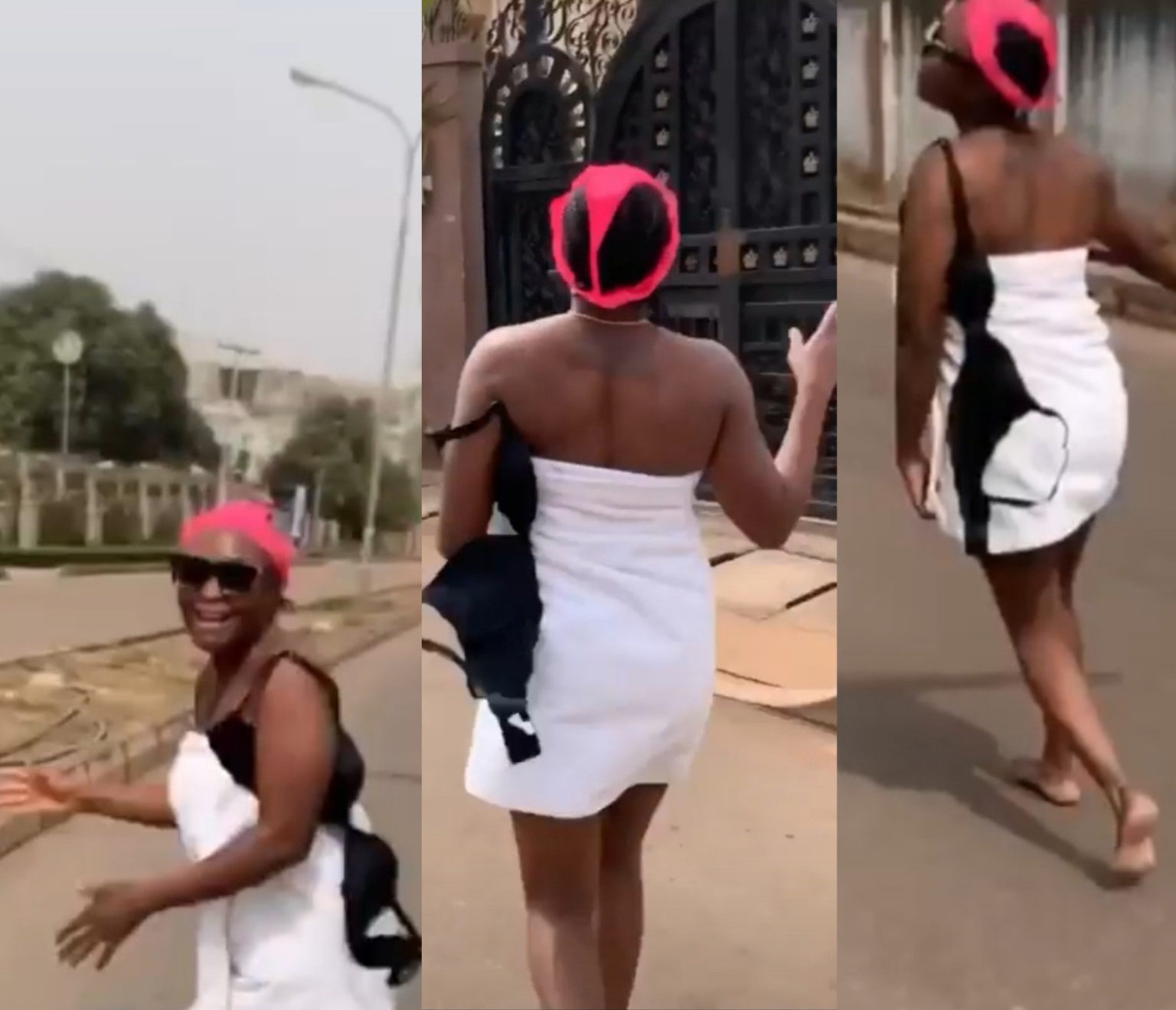 WEIRD!!! See how Relationship blogger, Blessing Okoro celebrates 500k followers (Video)