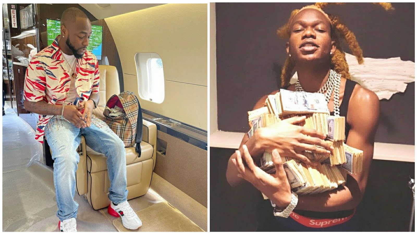 Davido replies upcoming artiste who accused him of stealing his slang (Video)