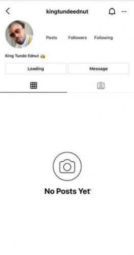 Instagram suspends Tunde Ednut’s page for the third time