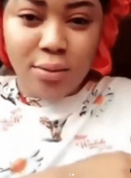 Lady who was stripped of bone straight wig by boyfriend finally opens up (Video)