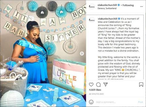 Rosy Churchill First Child