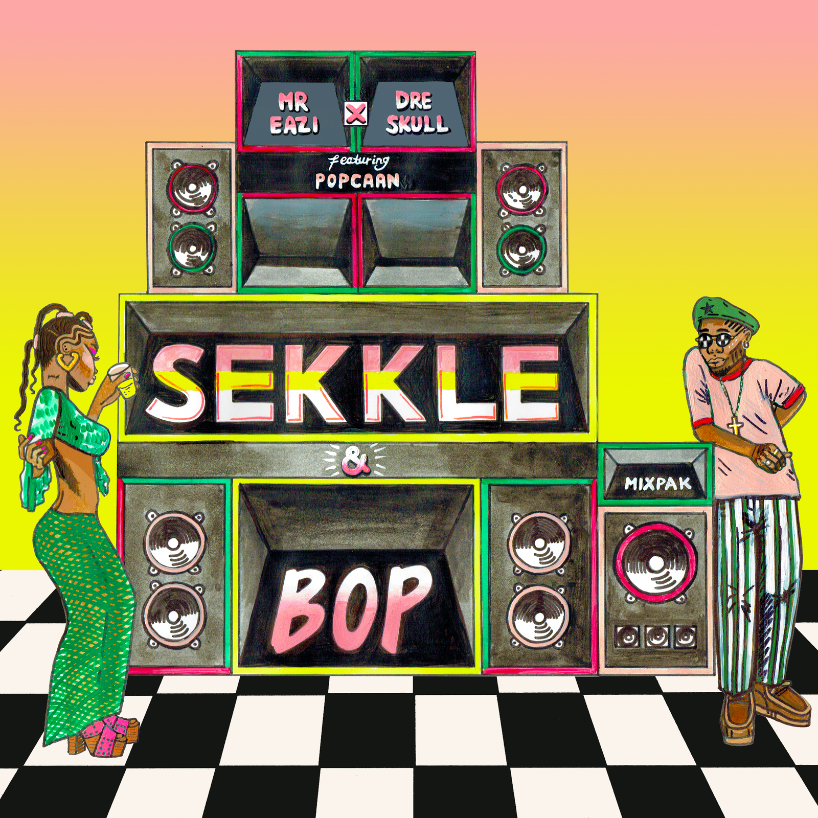 Mr Eazi & Dre Skull – Sekkle & Bop Ft. Popcaan